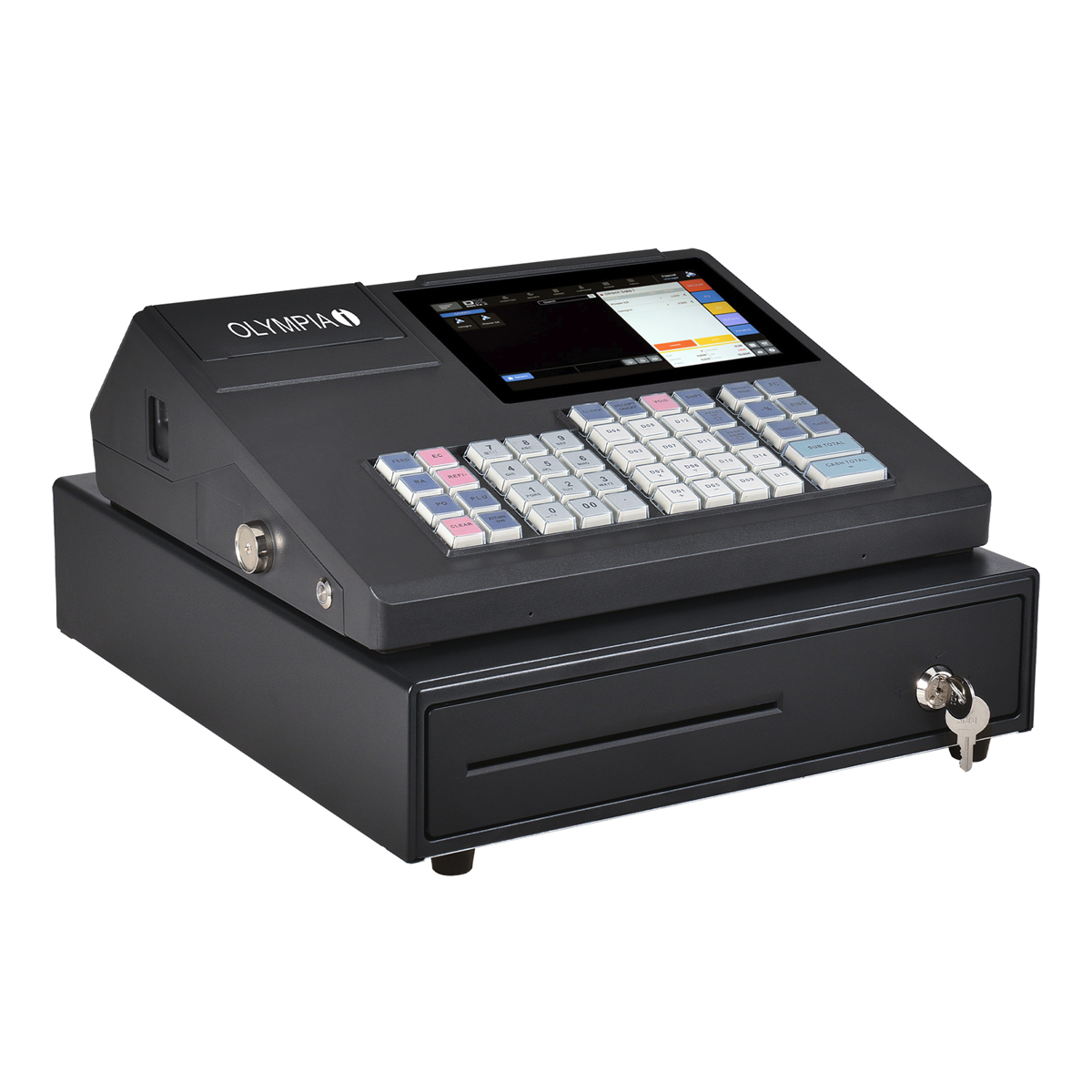 Olympia K 200 Registrierkasse ohne TSE-Lizenz I Android 11 I 50 Bediener I 7''Touchdisplay 
