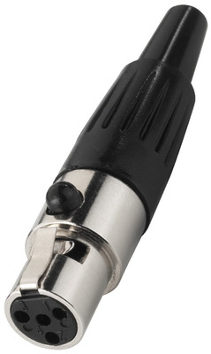 MONACOR XLR-407/J Miniatur-XLR-Kupplung, 4-polig