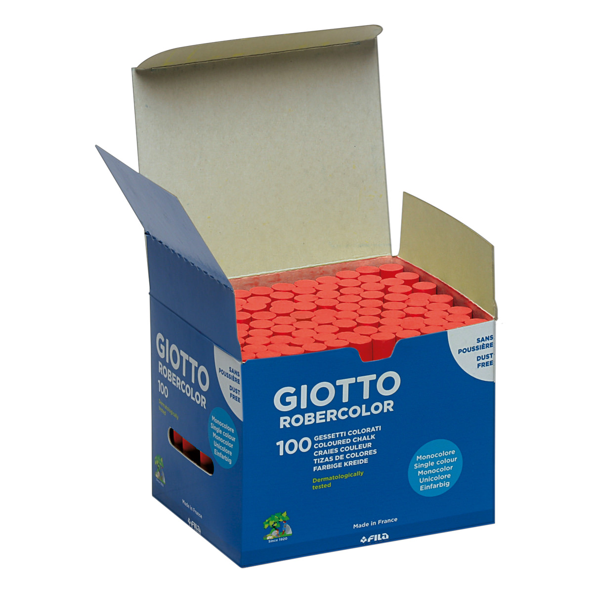 Giotto Robercolor-Kreide, Rot, 100 Stück 