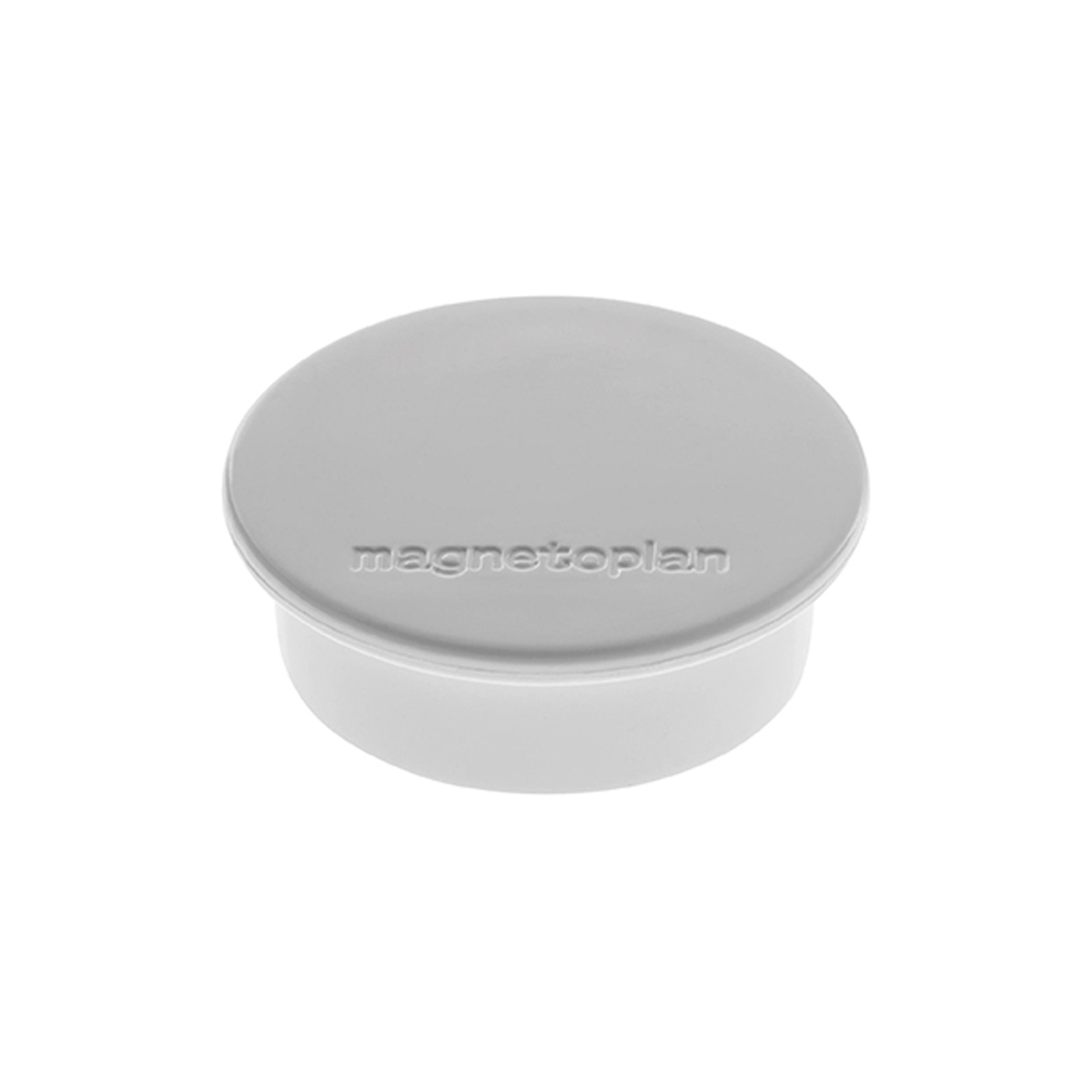 Magnetoplan 1662001 Magnete Discofix Color ⌀ 40 mm, 10 Stück, grau
