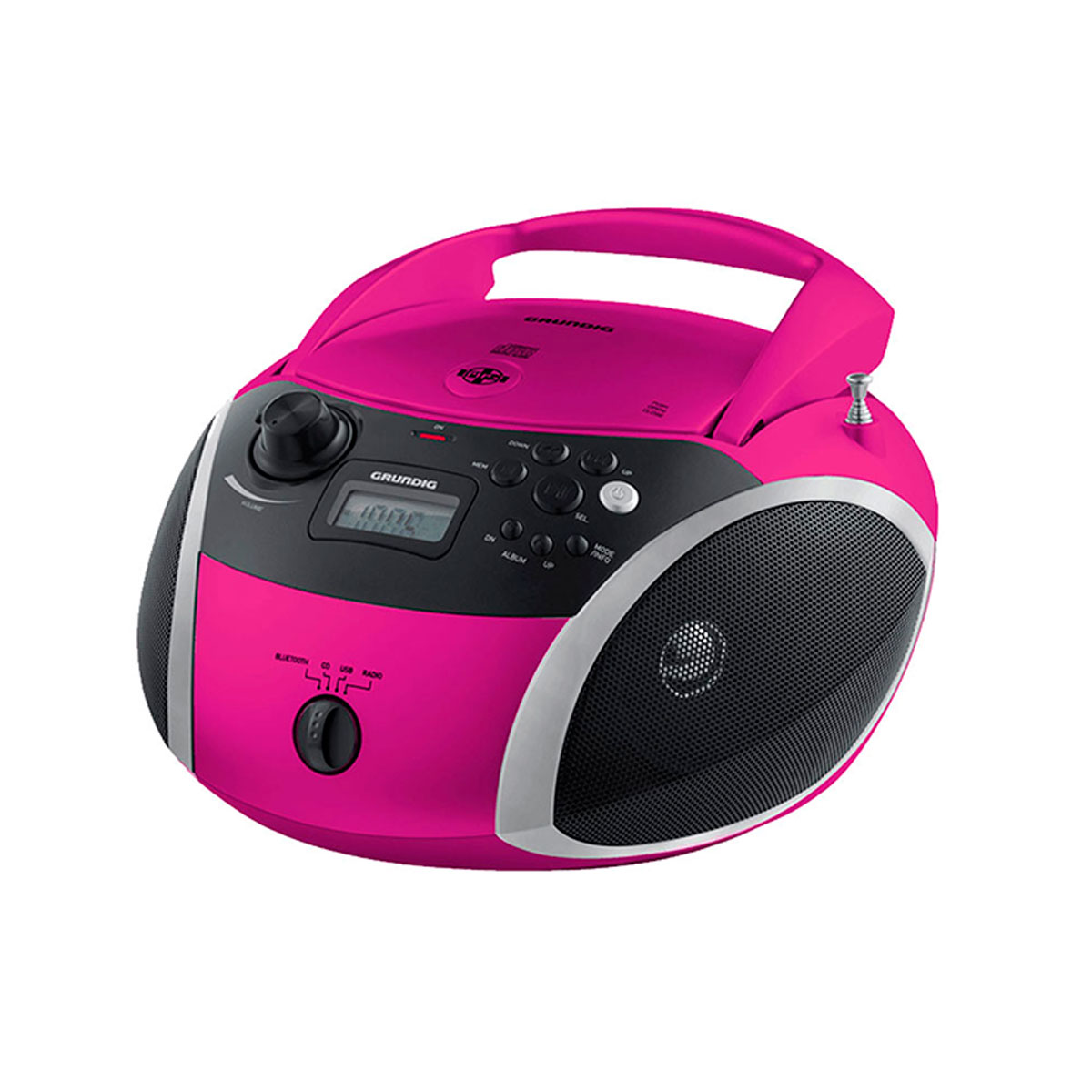 Grundig GRB 3000 BT tragbares Radio mit CD-/USB-Player, 2 x 1,5 Watt