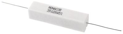 MONACOR LSR-390/20 Hochlast-Zementwiderstand, 39 Ω, 20 Watt