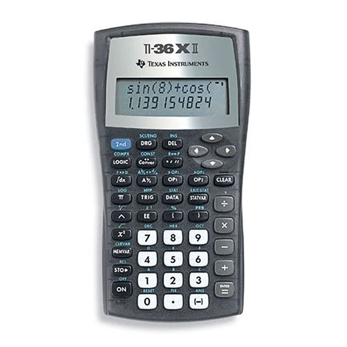 TI-36 X II Schulrechner Texas Instruments / Solar/Batterie / 2-zeilliges Display 