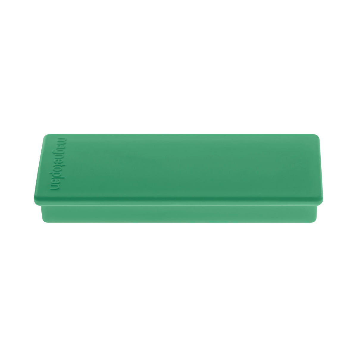 Magnetoplan 1665105 Rechteckmagnet, 10 Stück einfarbig grün