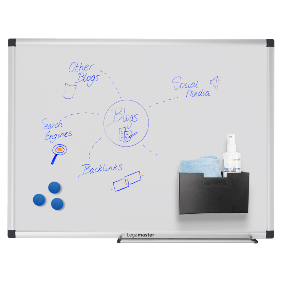 Legamaster 7-108243 Whiteboard UNITE PLUS 90 x 60 cm
