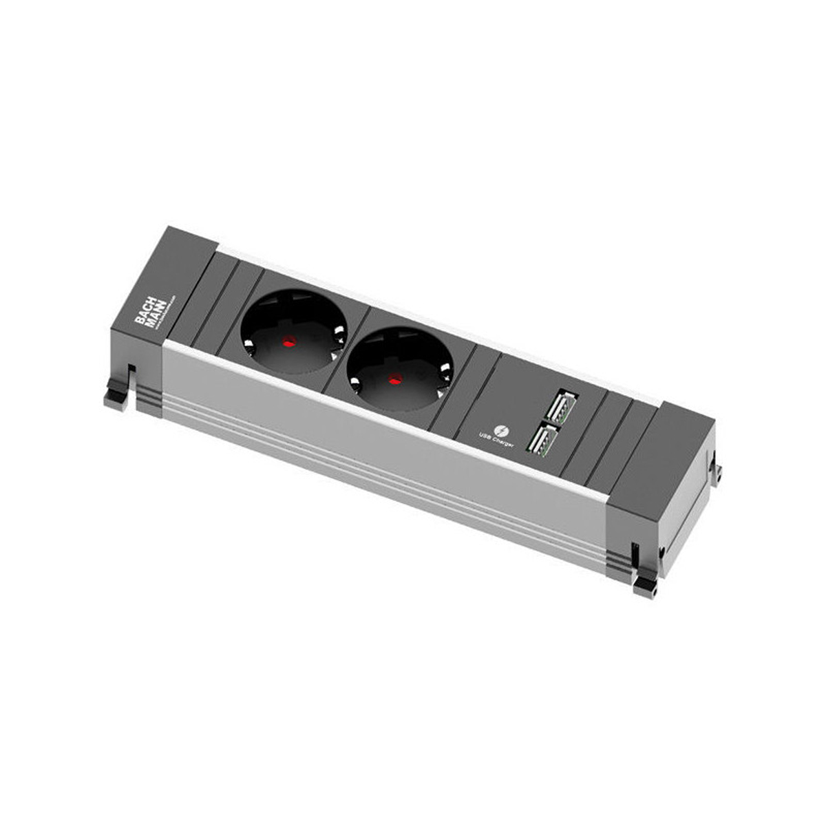 Bachmann 9.160.040 Steckdosenleiste Power Frame 2x CEE7/3 1x USB 
