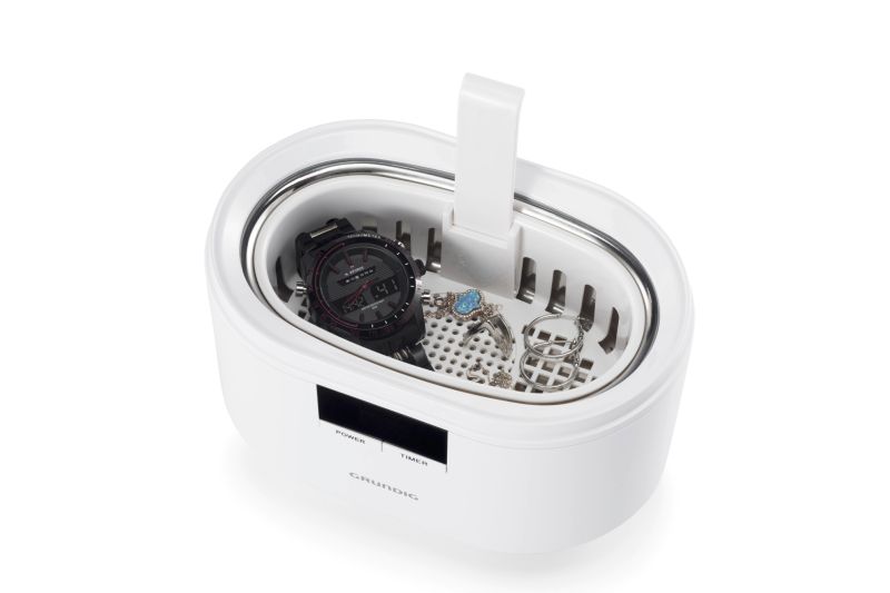 Grundig UC 6620 Ultraschallreiniger, 50 Watt, 500ml, Doppelwellen-Prinzip, 5-fach Timer