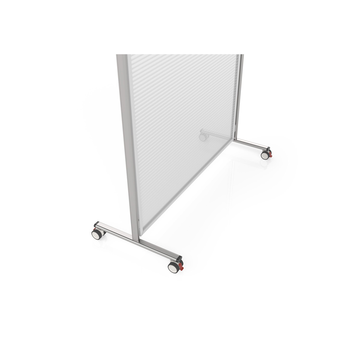 Magnetoplan 11038210M Hygiene- und Sicherheits-Raumteiler Evolution, mobil 200 x 120cm