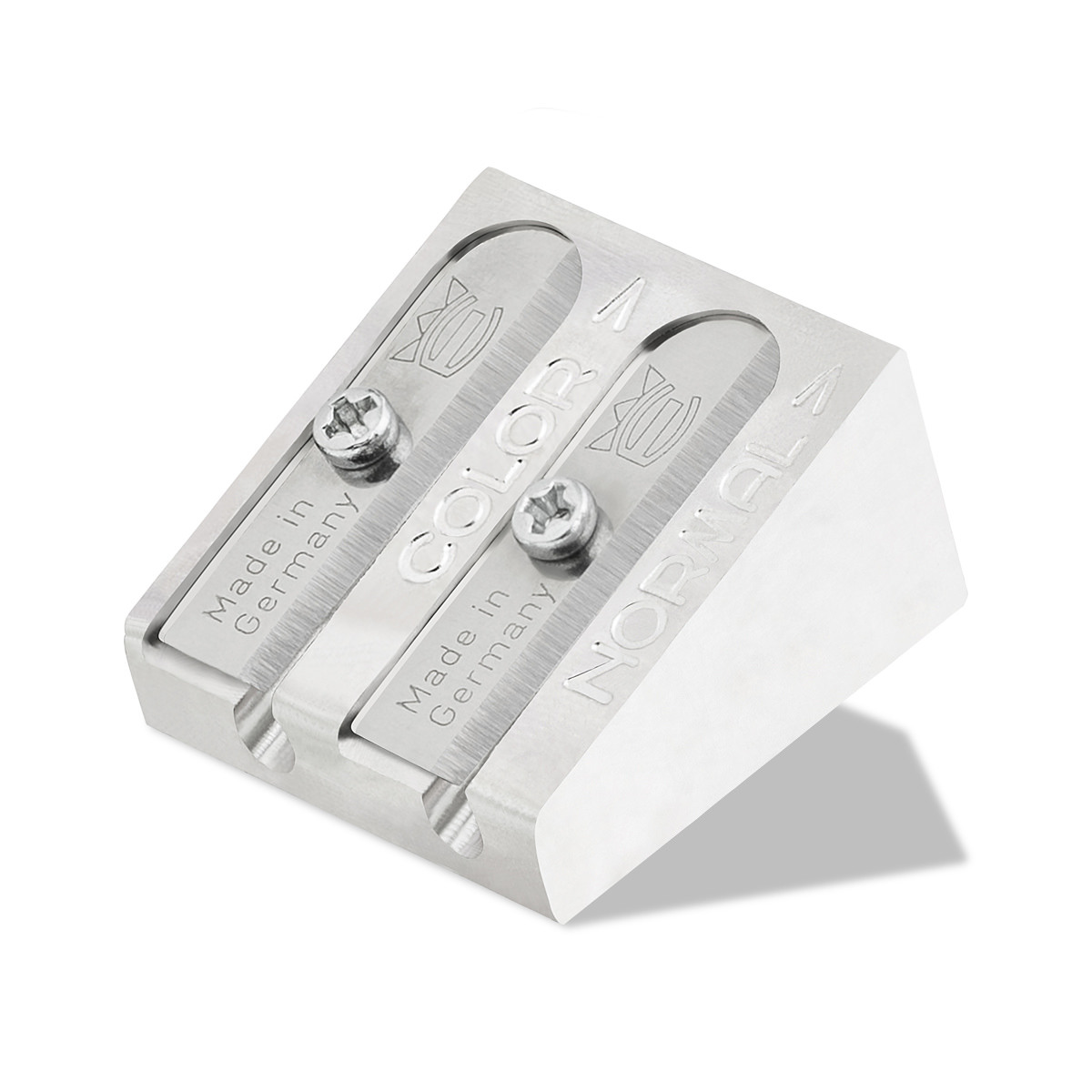 Aristo Farb- und Bleistiftspitzer doppelt, Metall, Keilform 