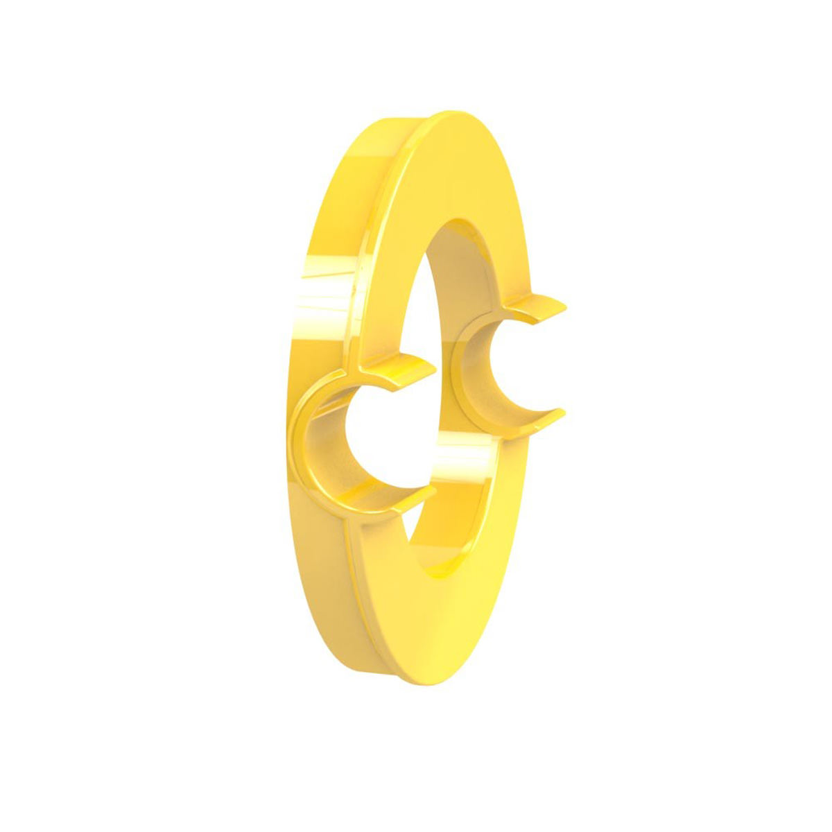 Dahle MEGA Magnet CIRCLE XL gelb, Durchmesser 80 mm mit Halter 