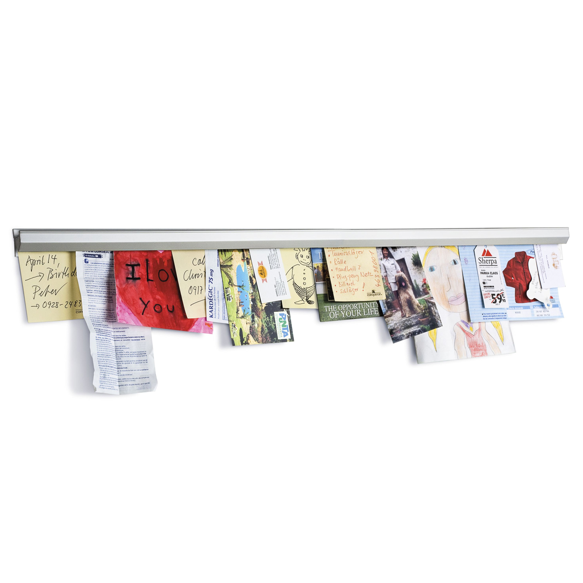 Magnetoplan 210091000 Catch-Ball Klemmschiene Aluminium, 100cm