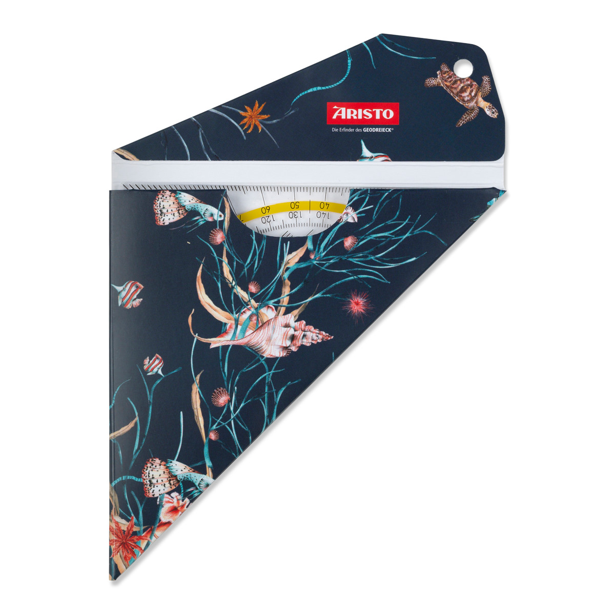 Aristo Geocover 16 cm mit Geodreieck AR1552 + Schutzhülle Motiv MarineLife 