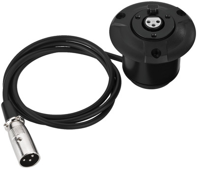 MONACOR XLR-703JSM Schockabsorbierende Halterung mit XLR-Buchse