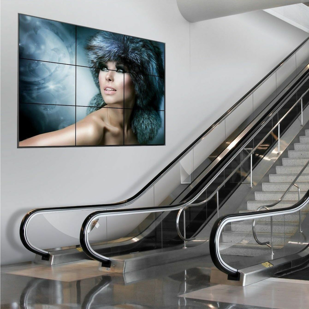 Peerless-AV Wandhalterung für Videowalls, für Displays von 46'' bis 65'', DS-VW765-LQR