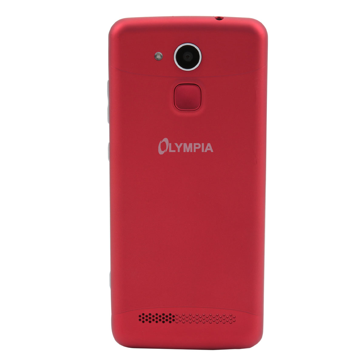 Olympia NEO Smartphone 4G rot - extragroße visuelle Darstellung der Bedieneroberfläche, HAC, 8 MP Kamera, Android 10, Dual SIM