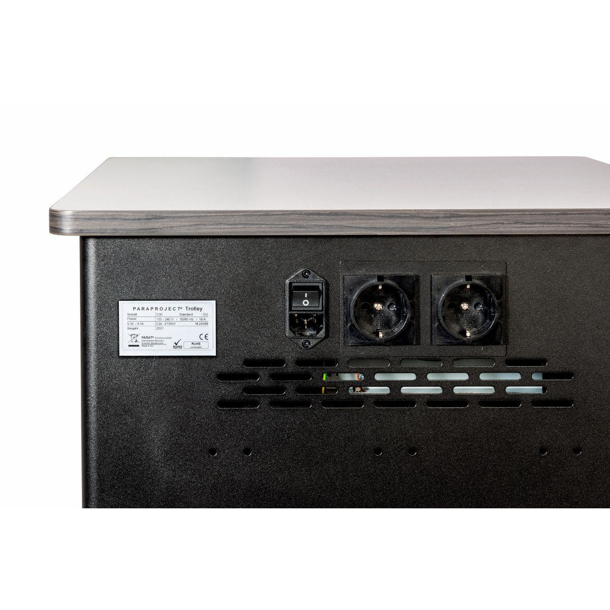 PARAPROJECT® Trolley C32 für 32 Notebooks/Tablets, ohne Kabel