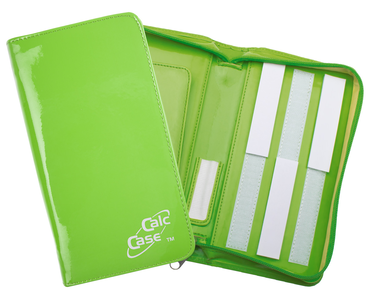 CalcCase Fashion Lack Tasche für Grafiktaschenrechner grün