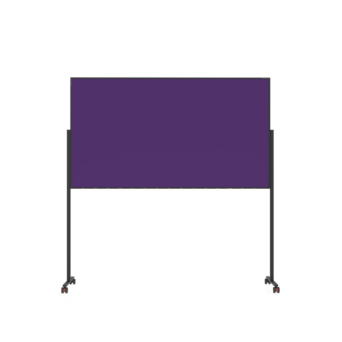 Magnetoplan 1181211 Design-moderationstafel VarioPin lila 180 x 100cm, Rahmen schwarz