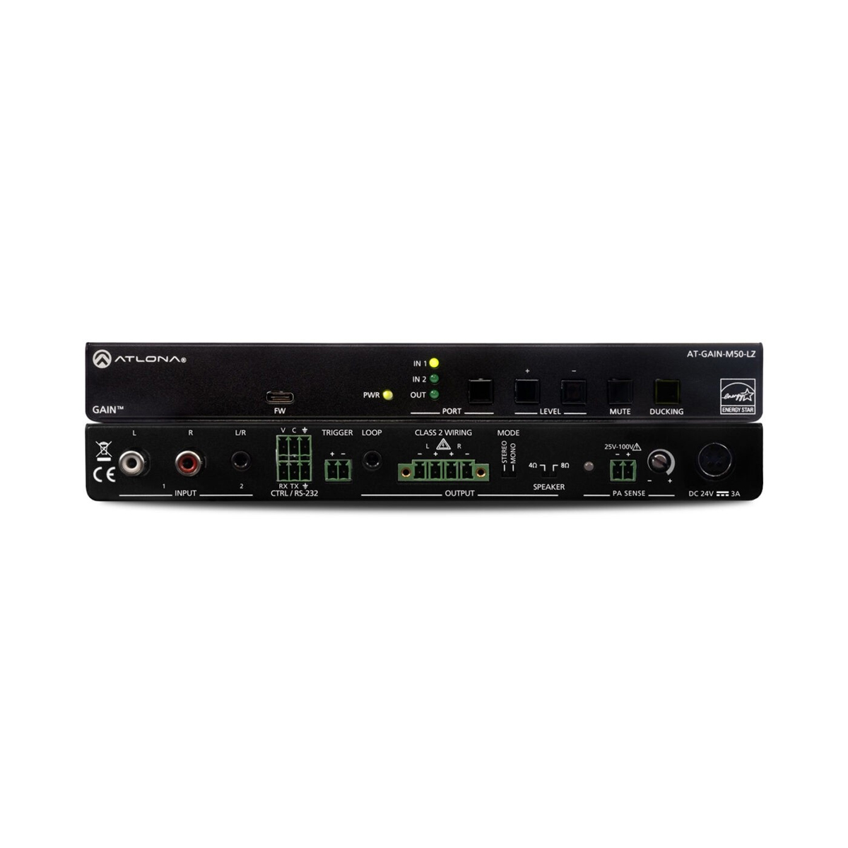 Atlona AT-GAIN-M50-LZ Stereo / Mono Audio Verstärker