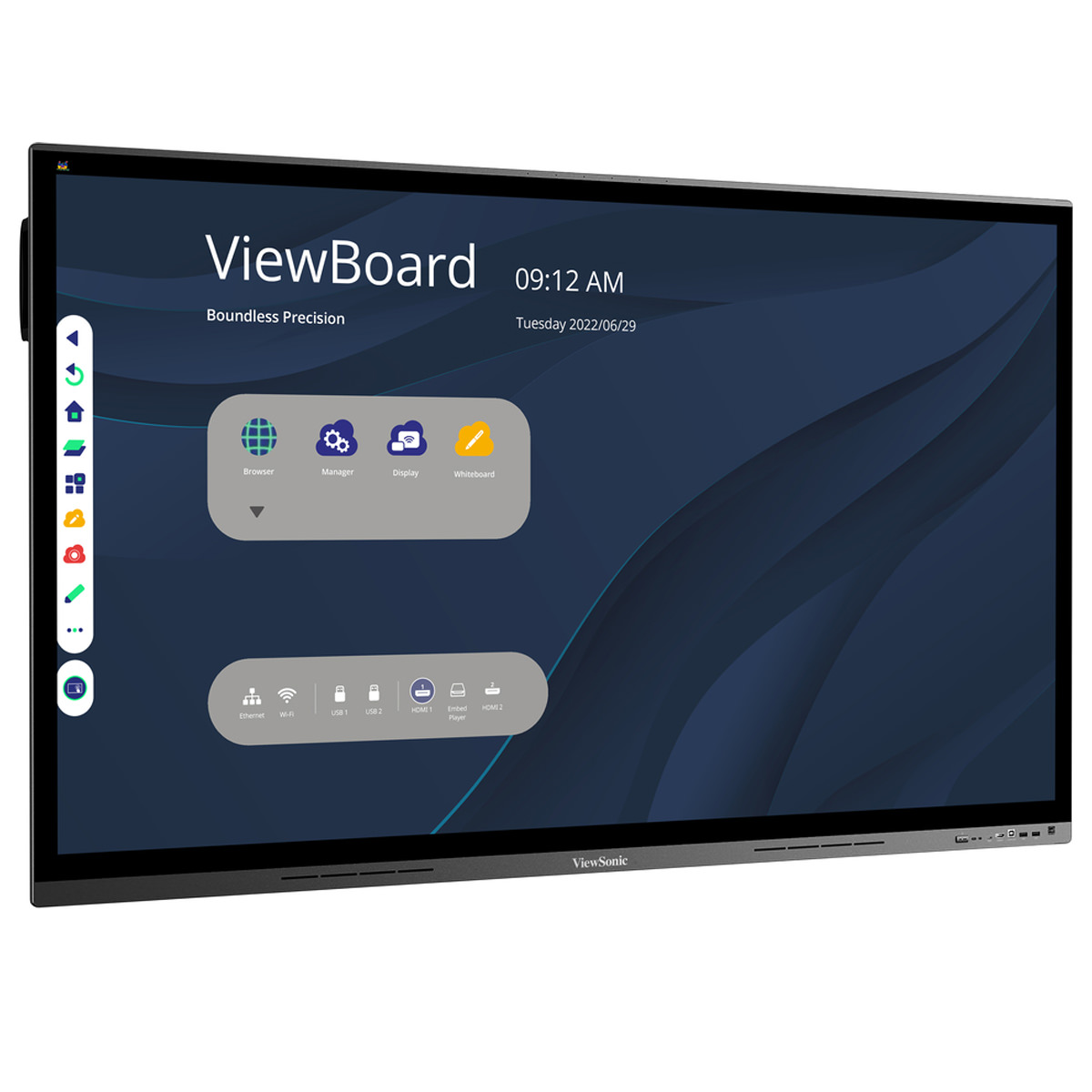 ViewSonic ViewBoard IFP7562, 75'' (190cm) 4K Display 20-Punkte-Multi-Touch