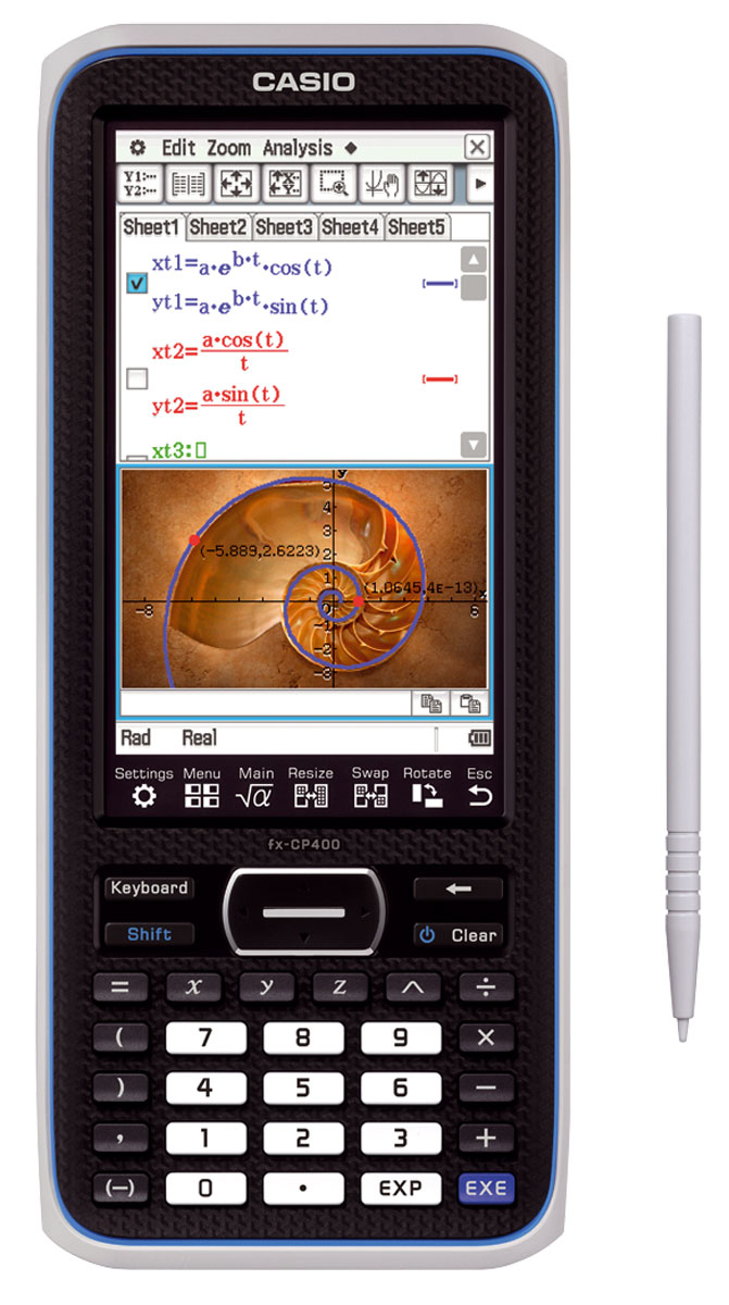 Casio FX-CP400 ClassPad II CAS-Grafikrechner 