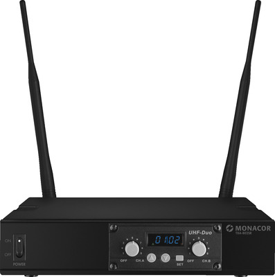 MONACOR TXA-802SR 2-Kanal-Multi-Frequenz-Empfänger