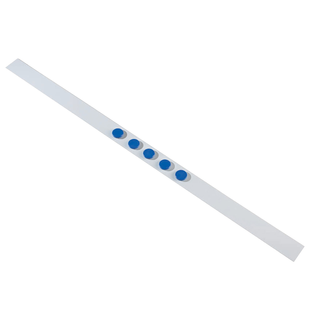 Dahle Metall-Wandleiste 100 cm + Magnete 5 Stück, 50mm breit, selbstklebend 