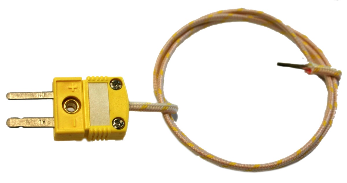 Vernier Typ-K Thermoelement-Draht (KWIRE-TCA) für GDX-TCA und TCA-BTA Thermoelementsensor Bereich von –200-bis+1.400°C
