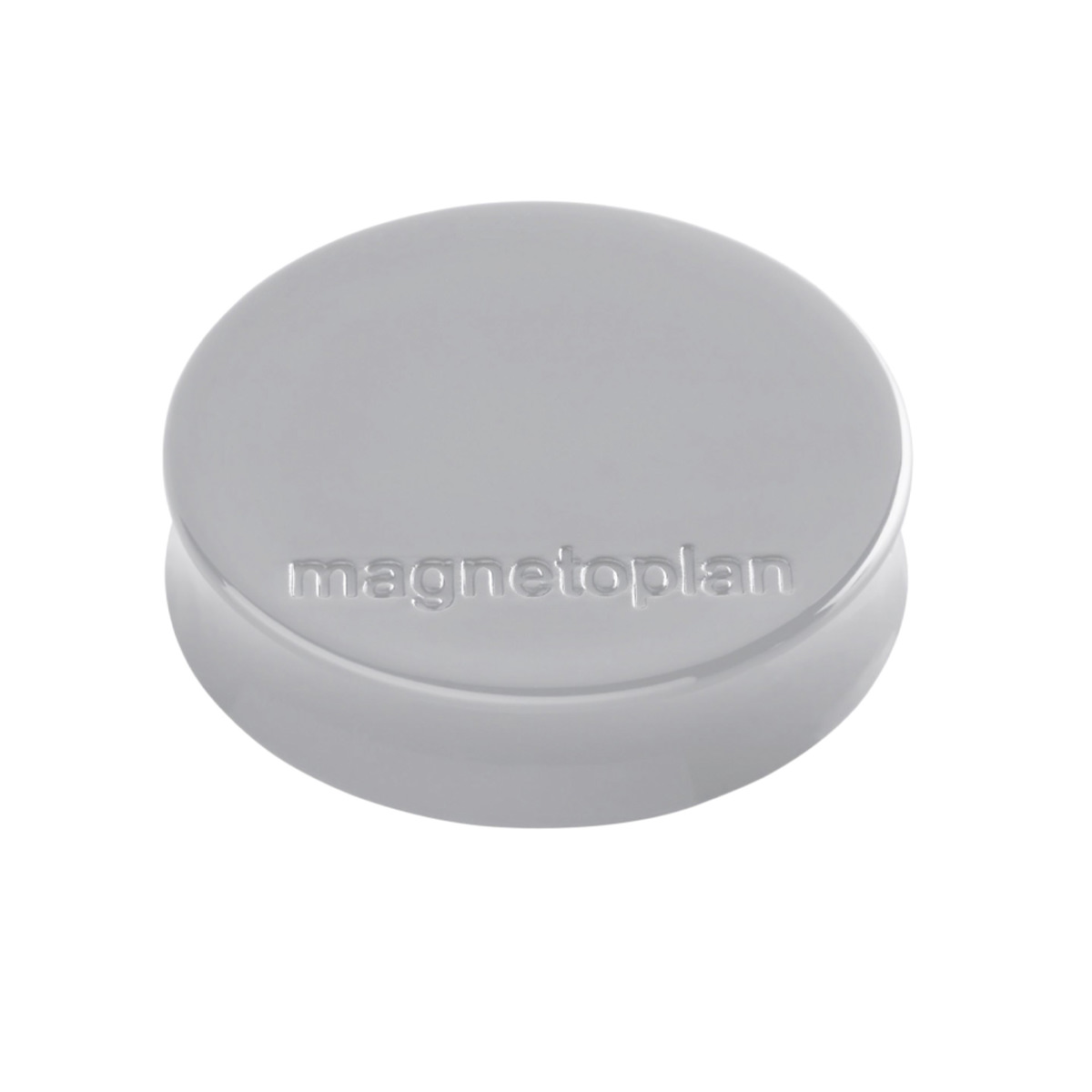 Magnetoplan 1664001 Ergo-Magnete medium, 10 Stück grau