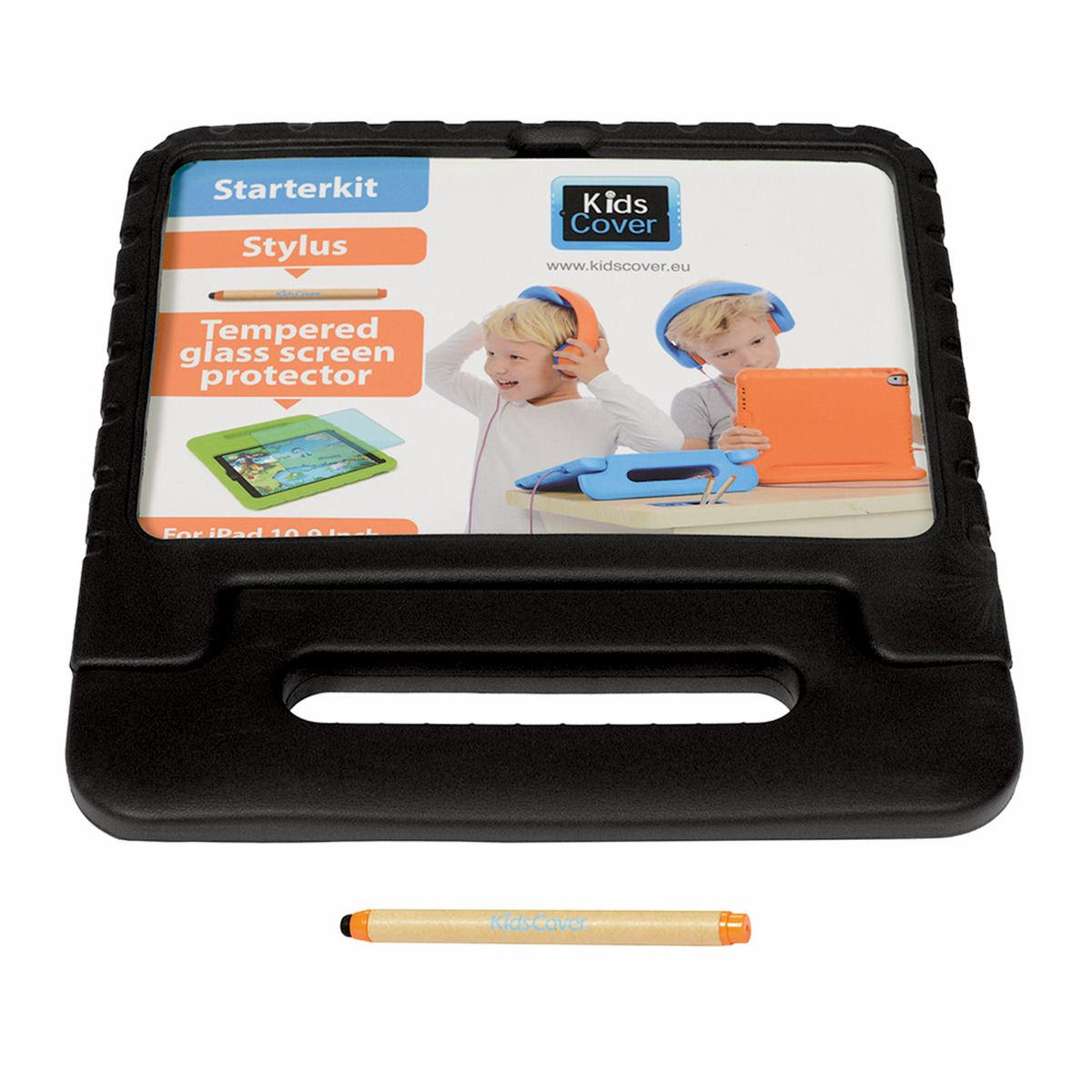 Parat KidsCover Schutzhülle schwarz für iPad 10.9'' (10. Generation) inkl. Stift und ScreenCover