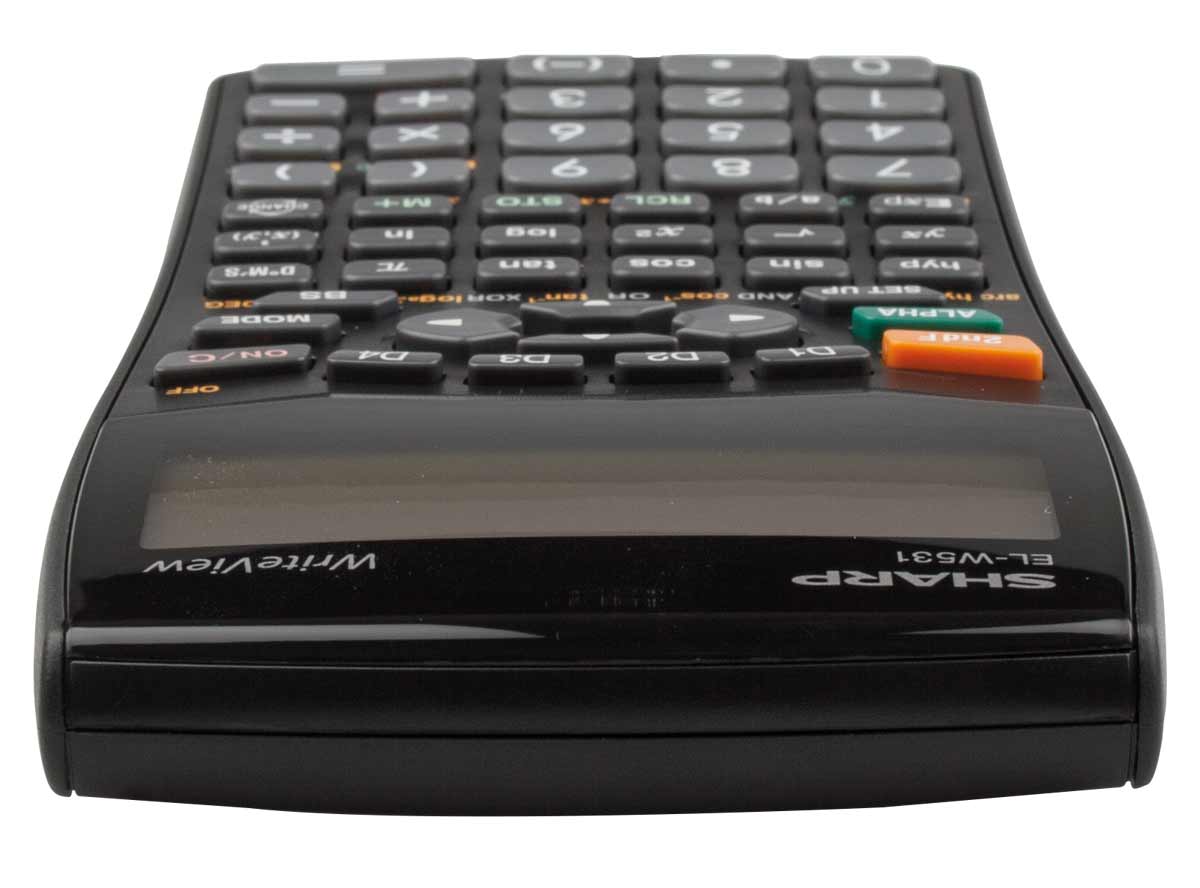 Sharp EL-W531B Schulrechner mit WriteView-Display Batterie-Betrieb