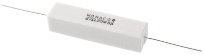 MONACOR LSR-270/20 Hochlast-Zementwiderstand, 27 Ω, 20 Watt