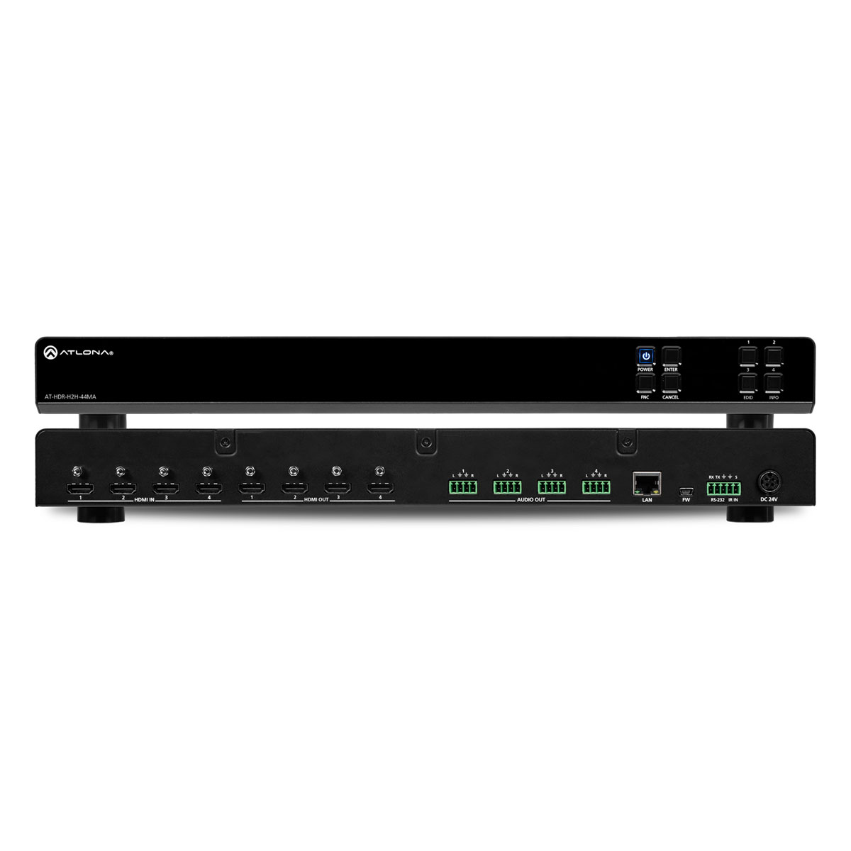 Atlona AT-HDR-H2H-44MA HDMI Matrix, 4x4, HDMI 2.0 