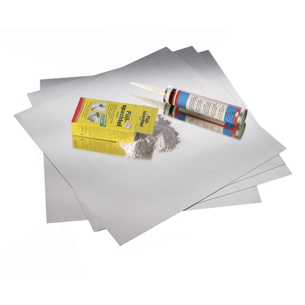 Magnetoplan 16111 magnetowand unter Tapete, 4 Platten = 1 m²