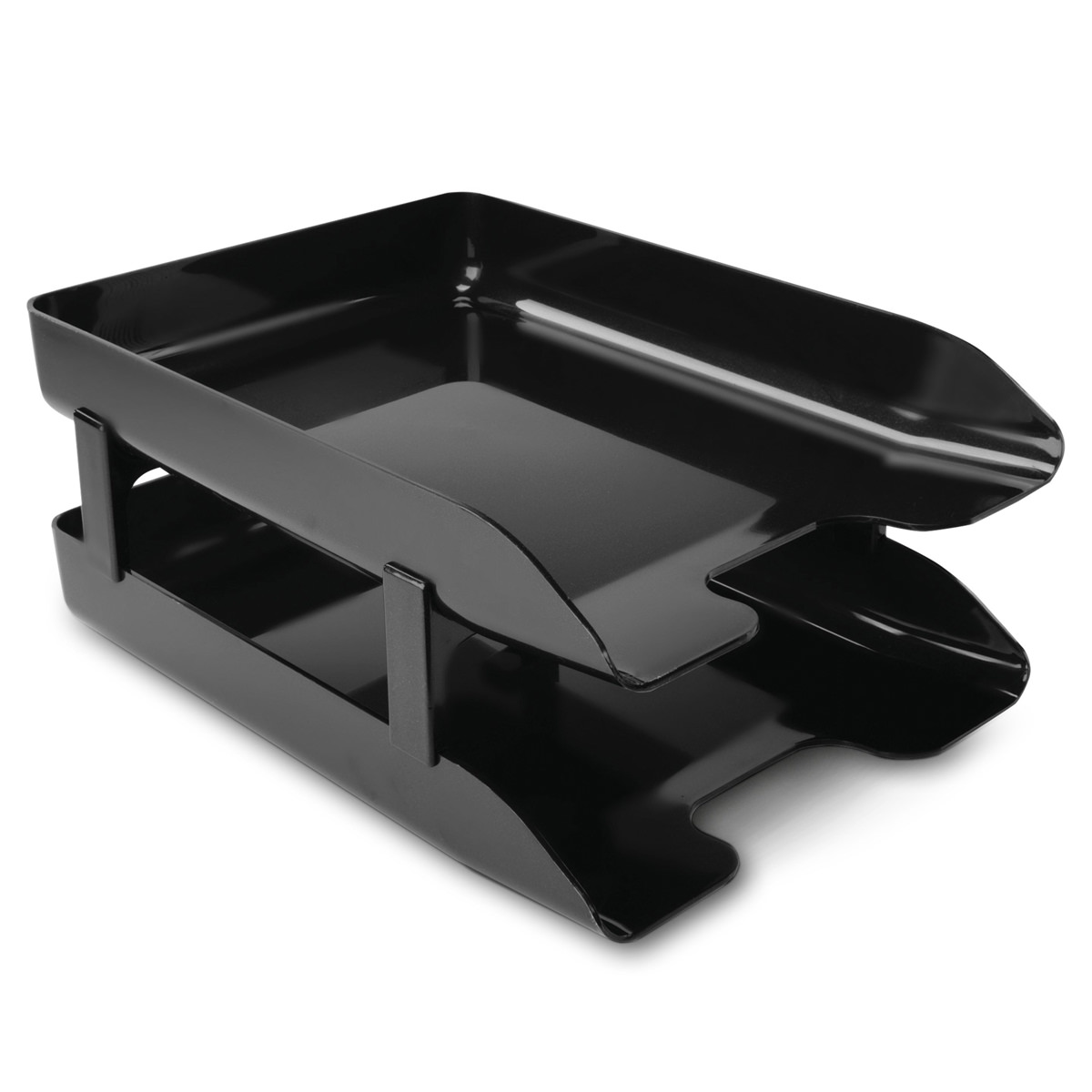 Magnetoplan CP009YTBLK Hochglanz-Kunststoffsteigrohr für Briefablage ''Corporate'', 80mm
