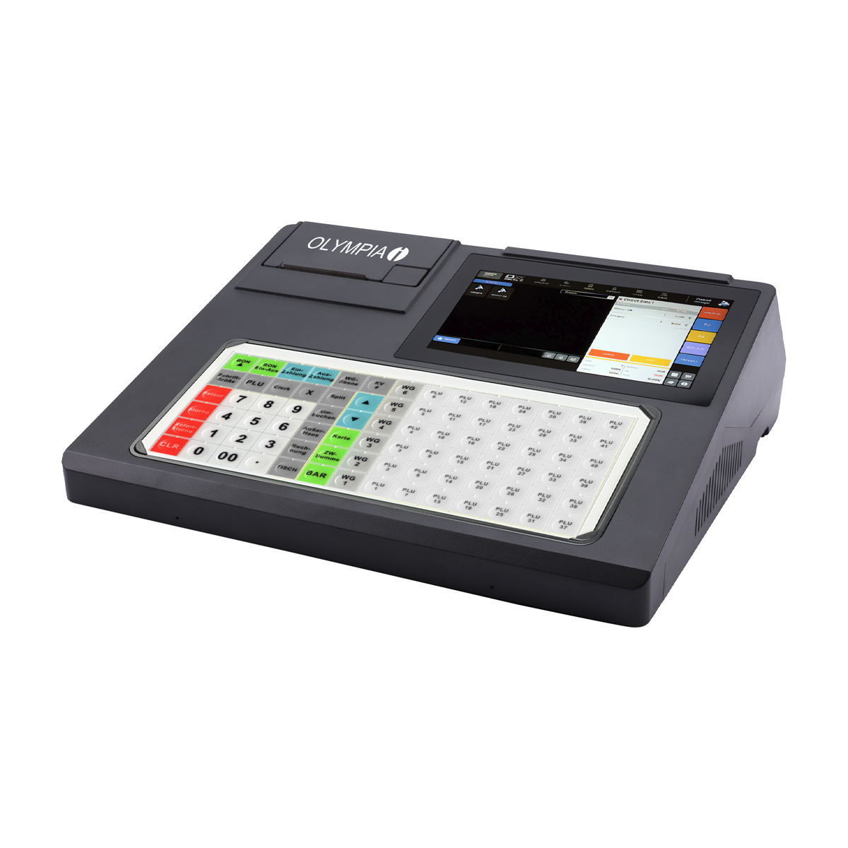Olympia K 200 Plus Registrierkasse ohne TSE-Lizenz, Android 11, 50 Bediener, 7''Touchdisplay 