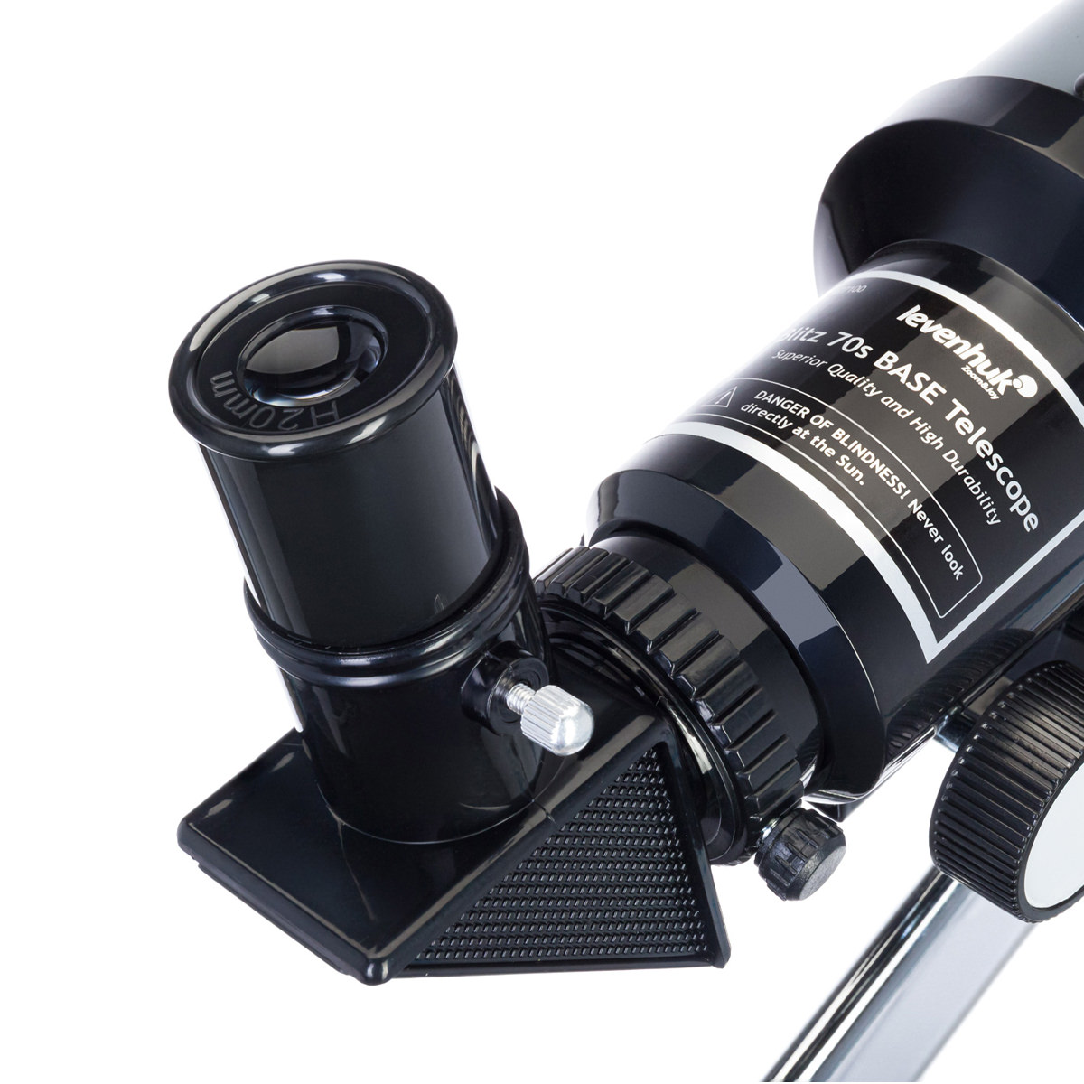 Levenhuk Blitz 70s BASE Telescope 140x, mit 300 mm Brennweite, f/4, Alt-azimutal 