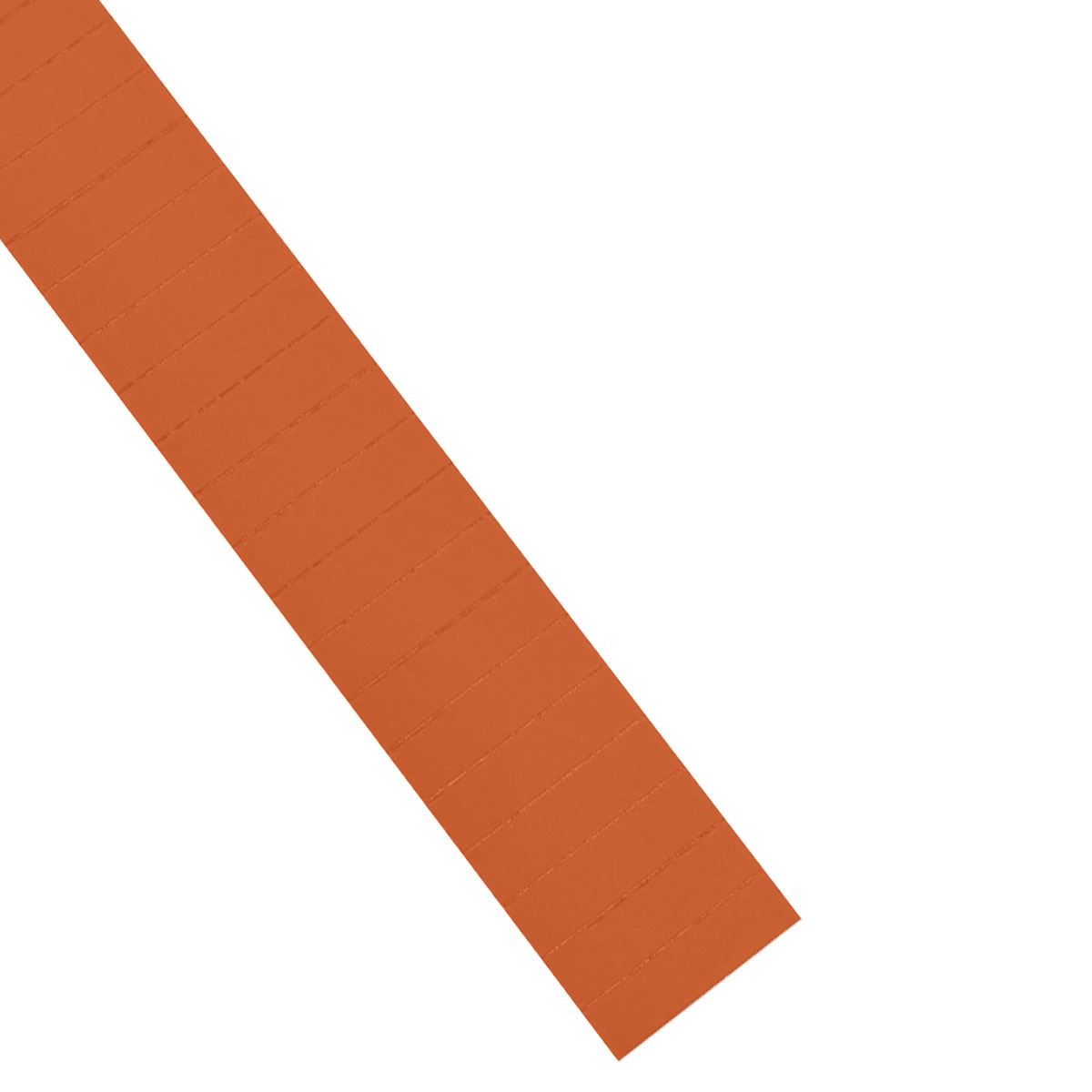 Magnetoplan 1286200 ferrocard-Etiketten orange, Format 50 x 12 mm, 115 Stück (für U-Profile Größe 50 x 15 mm)