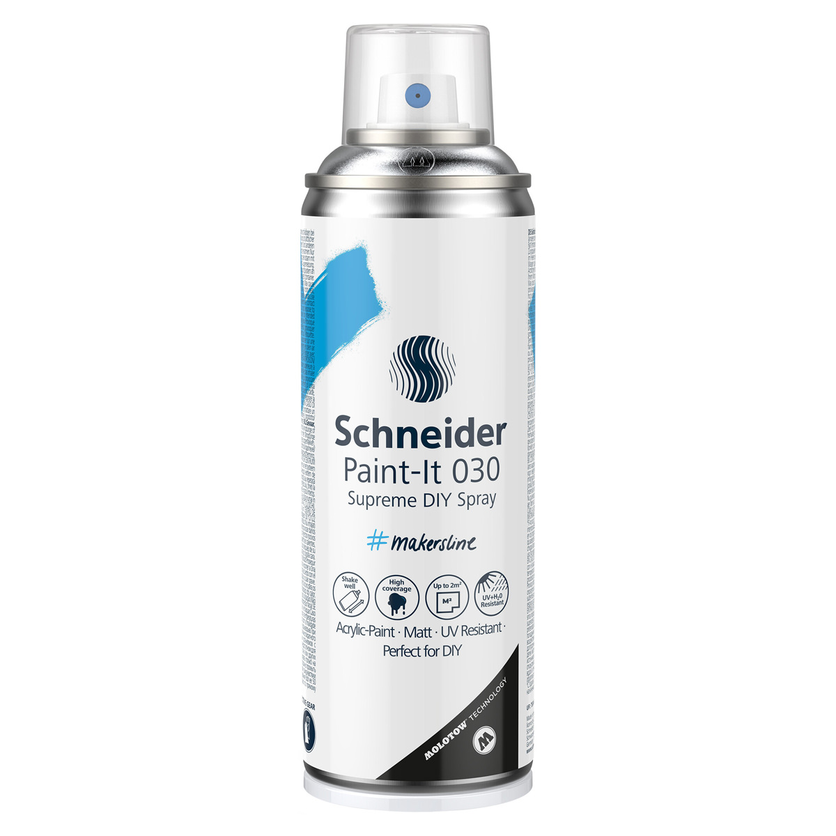 Schneider Supreme DIY Spray Paint-It 030 silver metallic 
