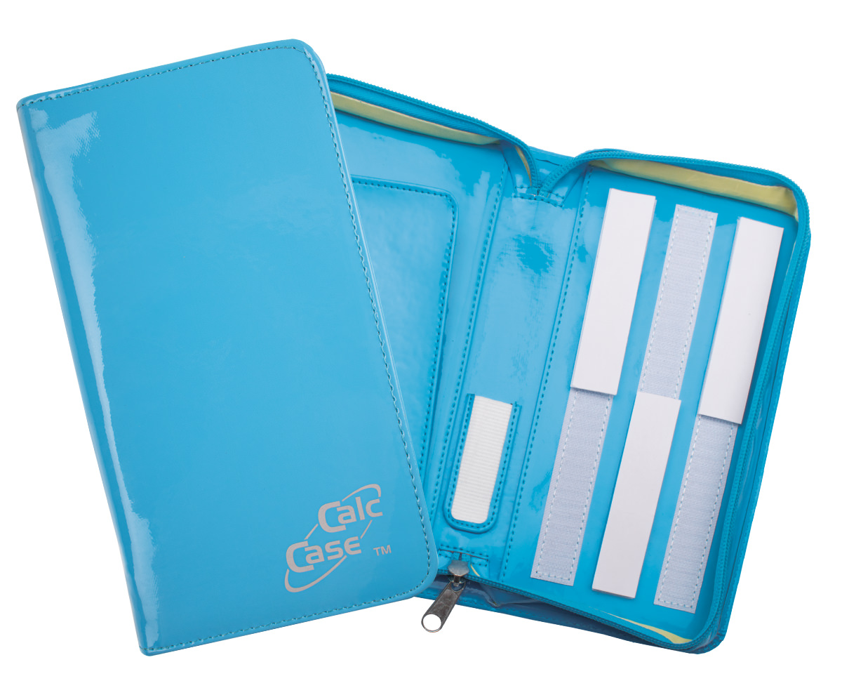 CalcCase Fashion Lack Tasche in blau für Grafiktaschenrechner 