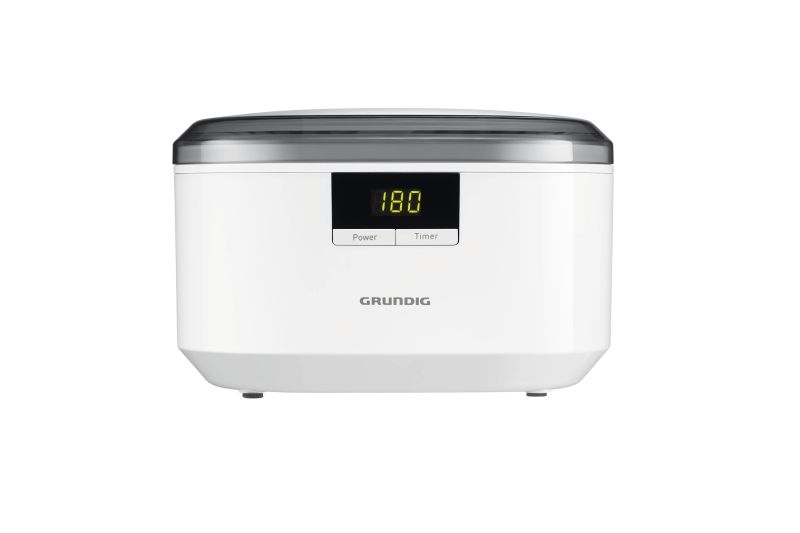 Grundig UC 6620 Ultraschallreiniger, 50 Watt, 500ml, Doppelwellen-Prinzip, 5-fach Timer
