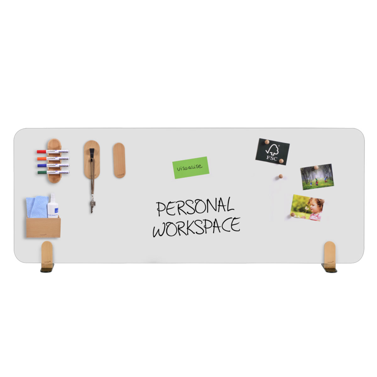Legamaster 7-209922 Tischtrennwand ELEMENTS 60 x 160 cm, Whiteboard, mit Halterungen Legamaster 7-209922 Tischtrennwand ELEMENTS 60 x 160 cm, Whiteboard, mit Halterungen