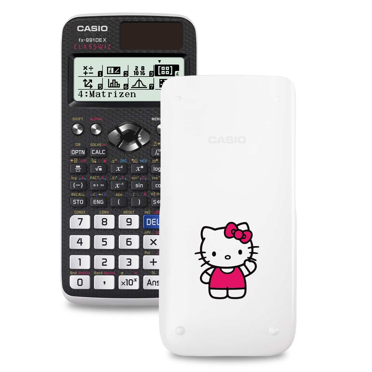Casio FX-991DE X ClassWiz Schulrechner mit Hello-Kitty-Bedruckung (Motiv 09)