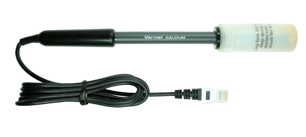 Vernier Kalzium-Ionen-Sensor (CA-BTA) Messbereich: 0,2 - 40.000mg/L +/- 1,4% vom Messw.