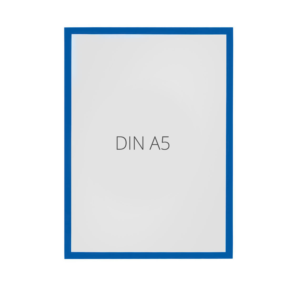 Magnetoplan 1131103 magnetofix-Magnetrahmen, 5 Stück blau, A5