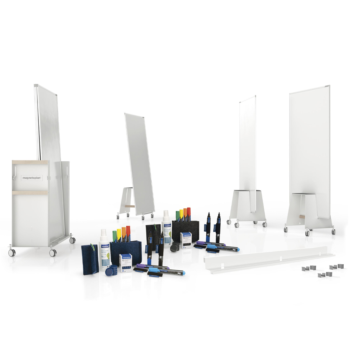 Magnetoplan 12412392 Design Thinking Whiteboard-Bundle, Medium