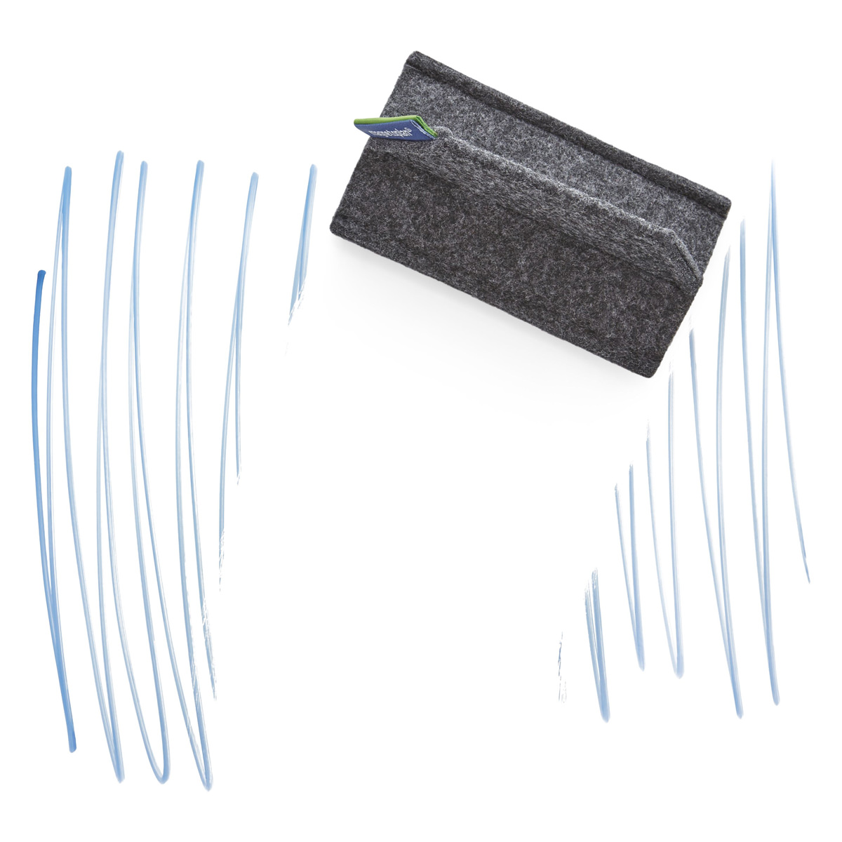 Magnetoplan 1228801 magnetoWipe ecoAware grau 