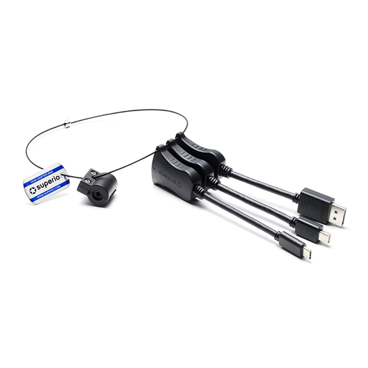 HDMI 4K-Adapterring DP, Mini DP, USB C 