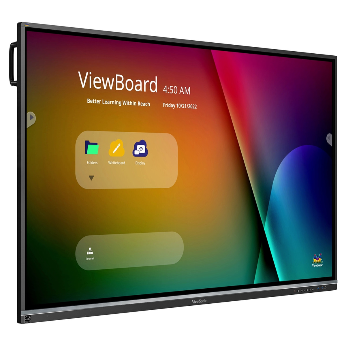 Viewsonic IFP7550-5F, 75'' 4K Interaktives Display mit myViewBoard Whiteboard-Software