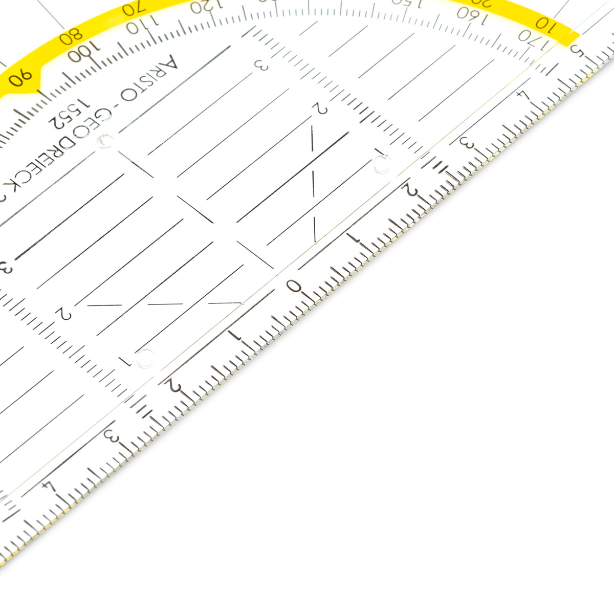 Aristo Geocover 16 cm mit Geodreieck AR1552 + Schutzhülle Motiv Basic 
